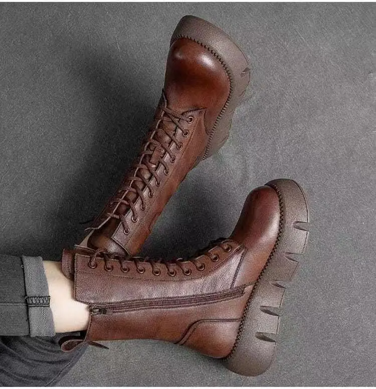 Levoire | Bottes en Cuir avec Élégance et Confort pour Femmes