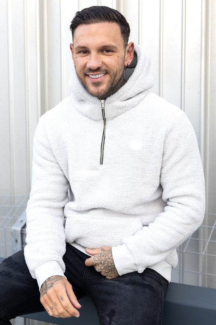 Levoire | Sweat à capuche chaud Blanc