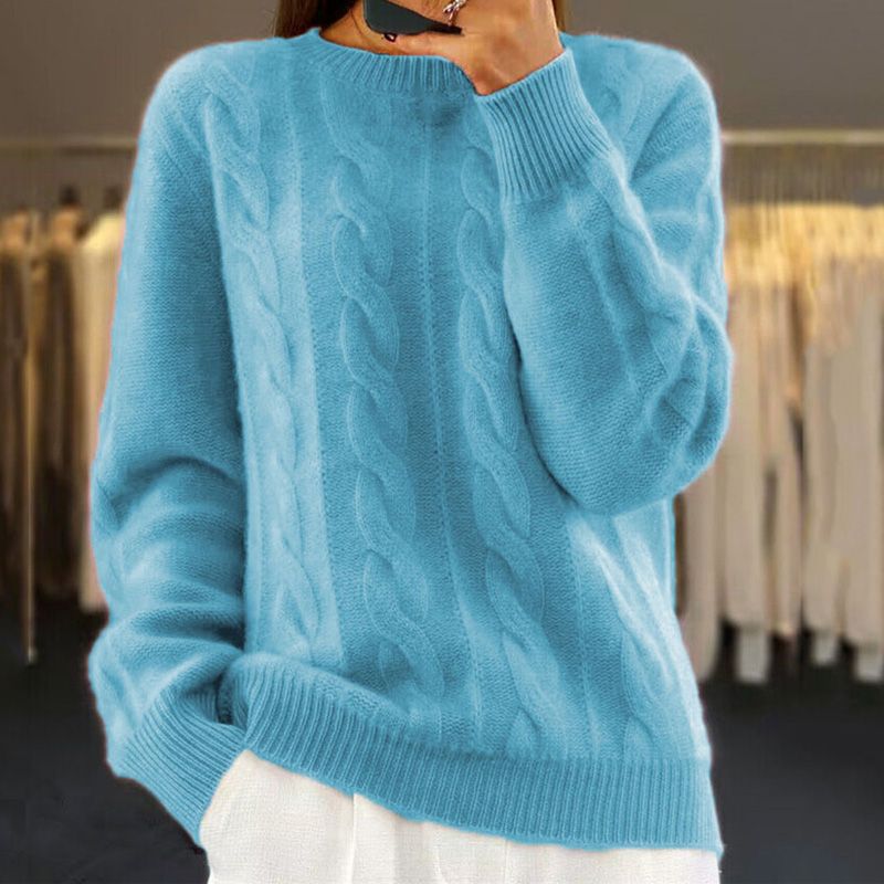 Levoire | Câbles Tricot Luxueux Industrie Bleu