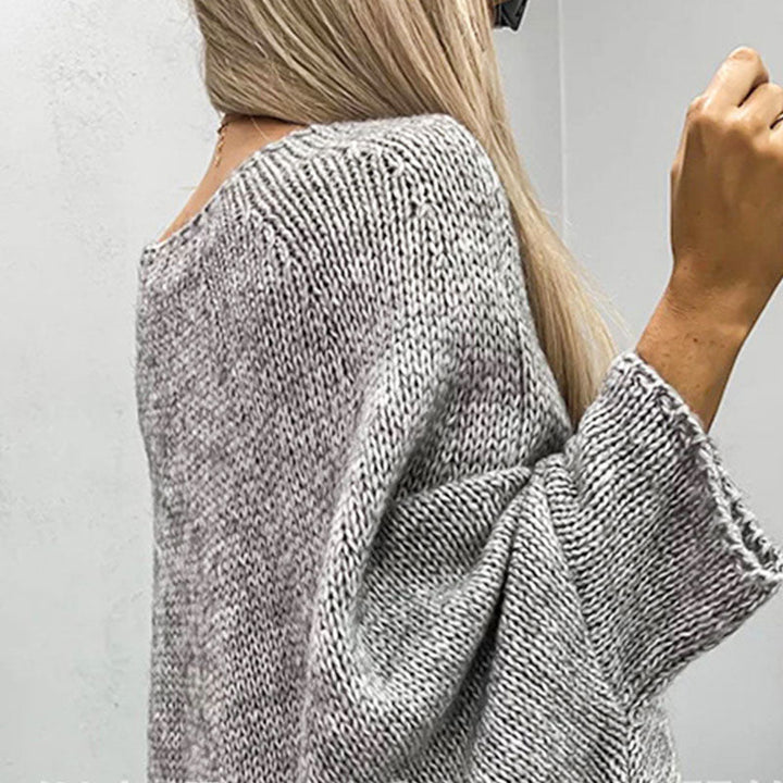 Levoire | Pull Pour Femmes Modèle Confortable Et Ample Pour Tous Les Jours Gris