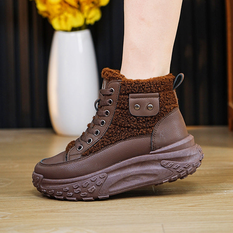 Levoire | Bottes chaudes et confortables Braun