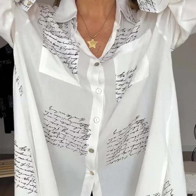 Levoire | Élégante Chemise Longue Avec Boutons