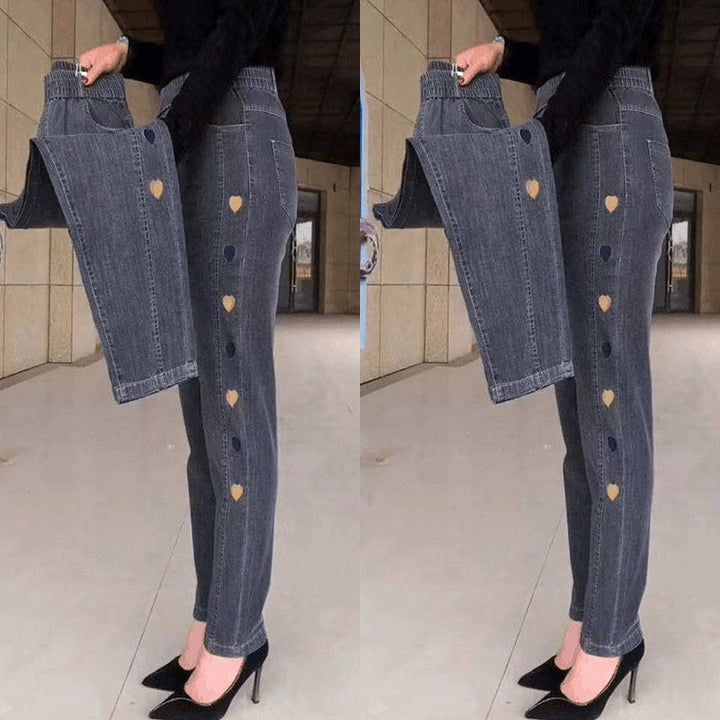 Levoire | Jeans avec une haute teneur en élasthanne Gris