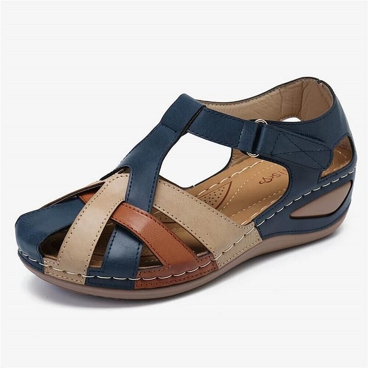 Levoire | Mocassins En Cuir Orthopediques Au Style Luxueux Bleu