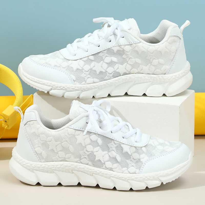 Levoire | Chaussures Décontractées Elégantes pour Femmes - Blanc Blanc