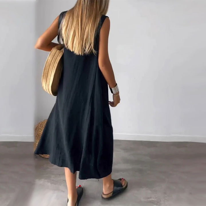 Levoire | Robe Sans Manches Avec Poches