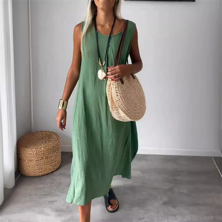 Levoire | Robe Sans Manches Avec Poches Vert
