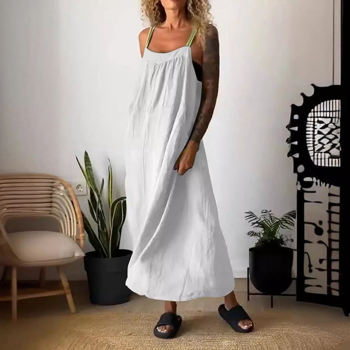 Levoire | Robe En Lin Coton Douce Blanc
