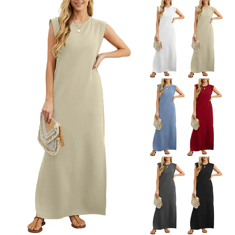 Levoire | Élégante Robe Maxidress Sans Manches