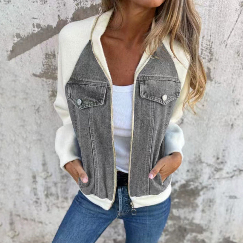 Levoire | Kreative Jeansjacke La Rasure Blanc