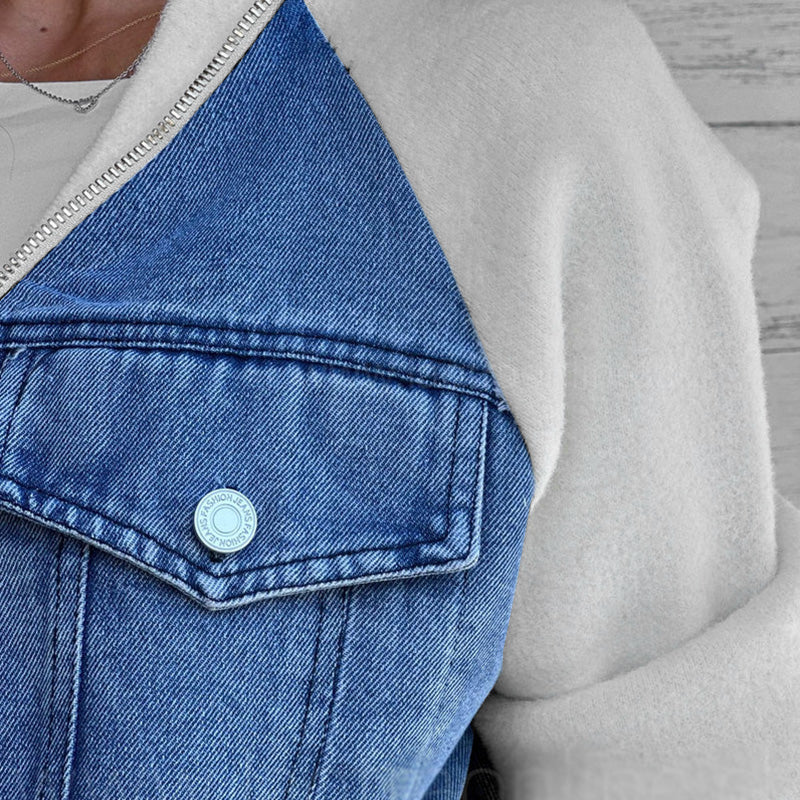 Levoire | Veste En Jean Patchwork Tendance Votre Nouveau Favori !
