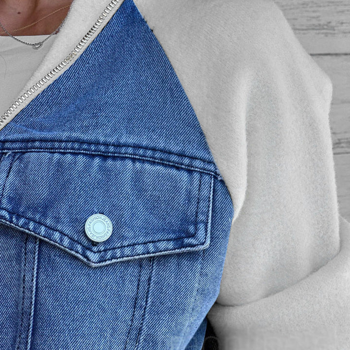 Levoire | Veste En Jean Patchwork Tendance Votre Nouveau Favori !