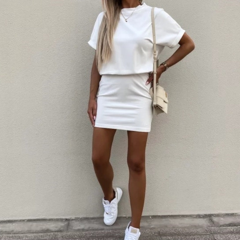 Levoire | Robe ajustée à manches courtes