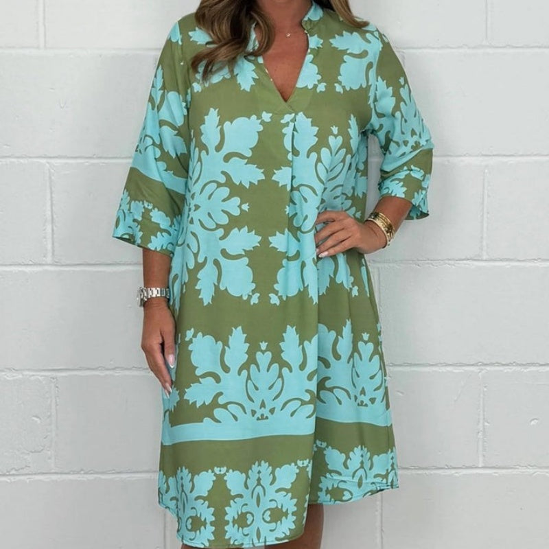 Levoire | Robe avec décolleté en V Vert