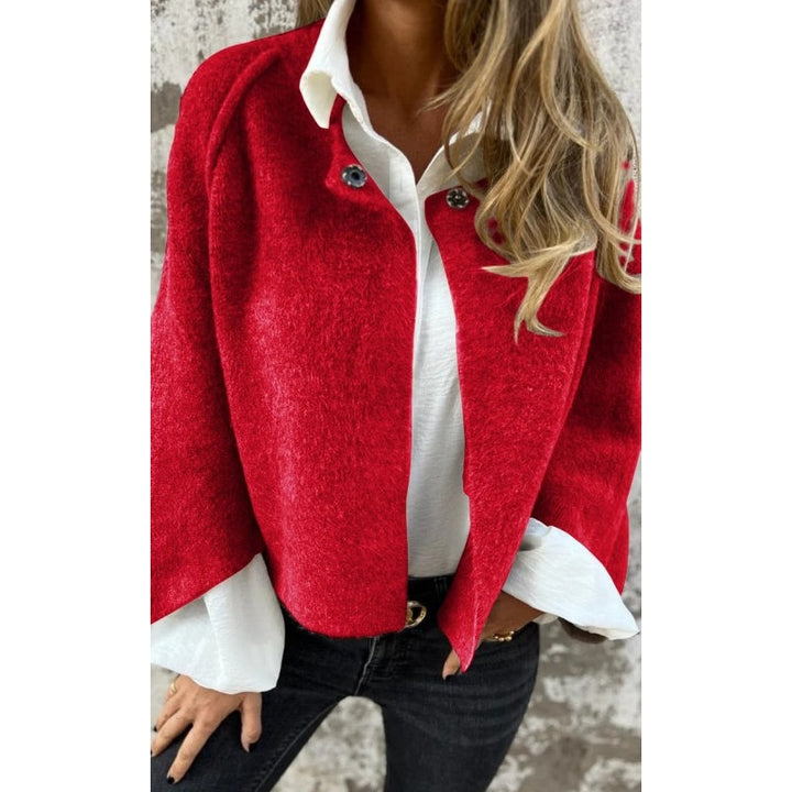 Levoire | Gemütliche Kaschmir Veste Courte Rot