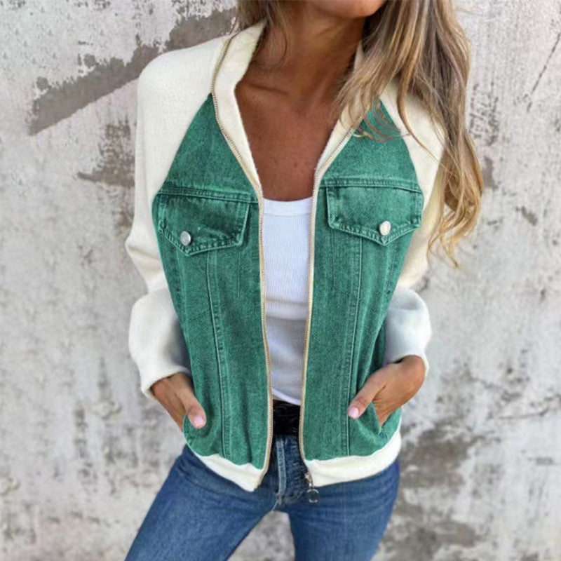 Levoire | Veste à zip- en jean