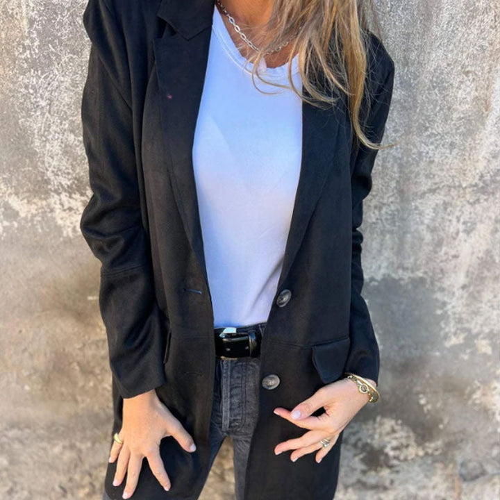 Levoire | Chapel Mid Long Button Down Blouson Noir