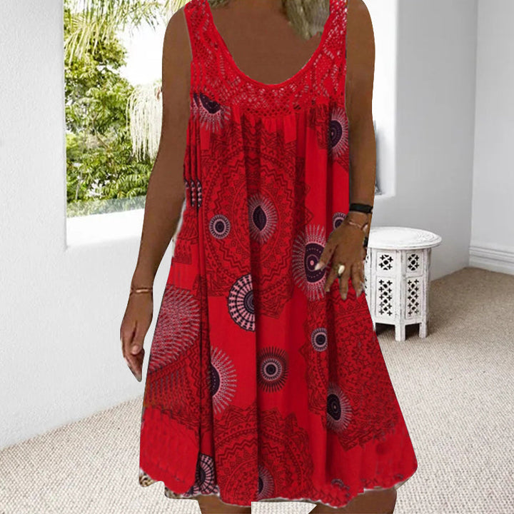 Levoire | Robe à Imprimé pour Femmes Rot