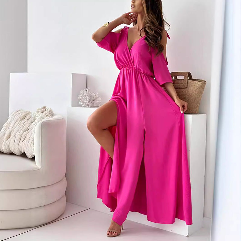 Levoire | Robe Fendue Élégante Et Sensuelle