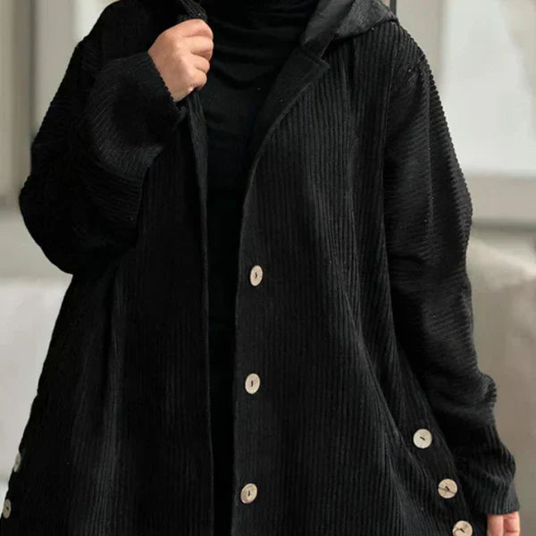 Levoire | Manteau Côtelé À Capuche