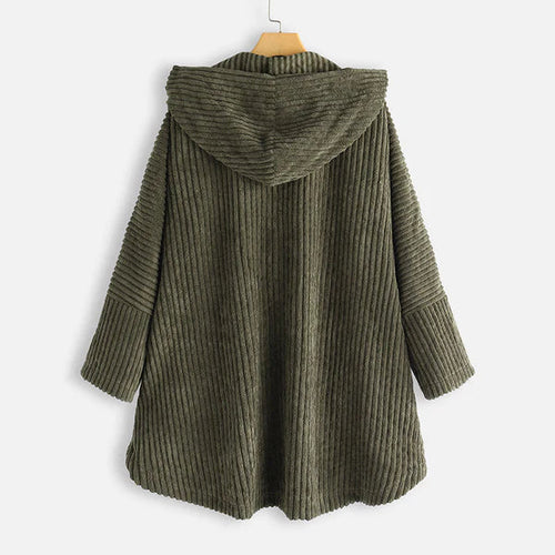 Levoire | Manteau Côtelé À Capuche