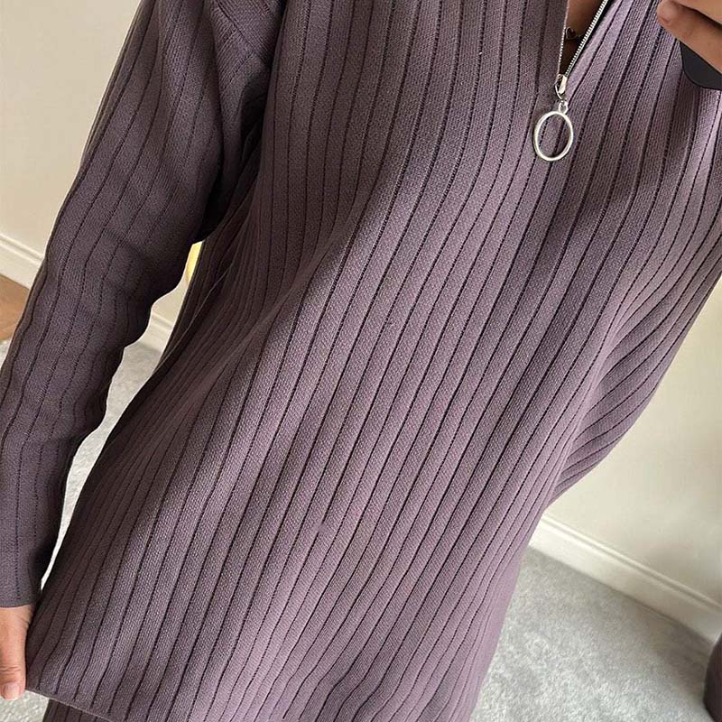 Levoire | Robe en maille avec fermeture éclair