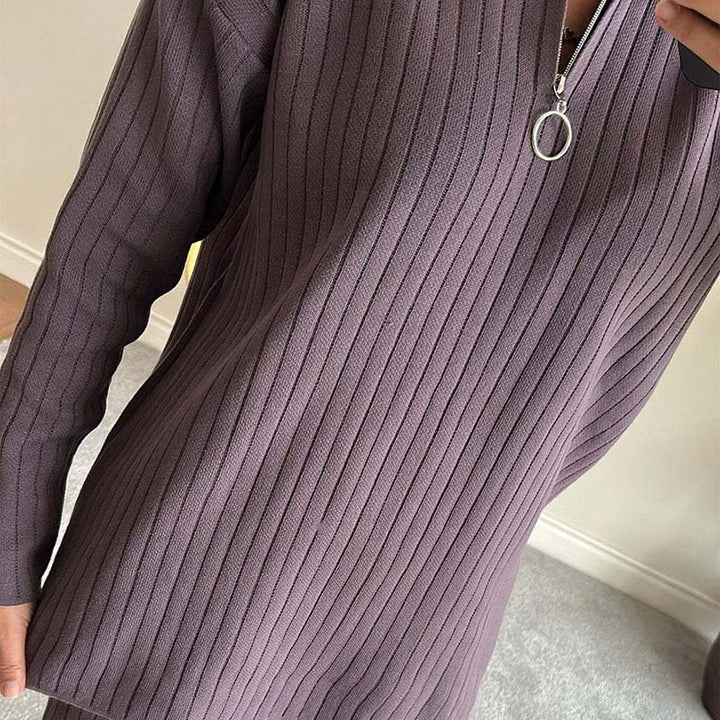 Levoire | Robe en maille avec fermeture éclair