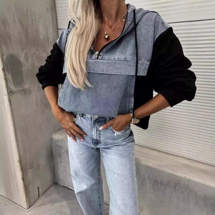 Levoire | Veste en jean avec capuche