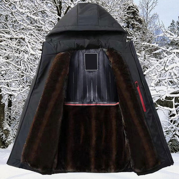 Levoire | Veste À Capuche Zippée À Manches Longues Chaude