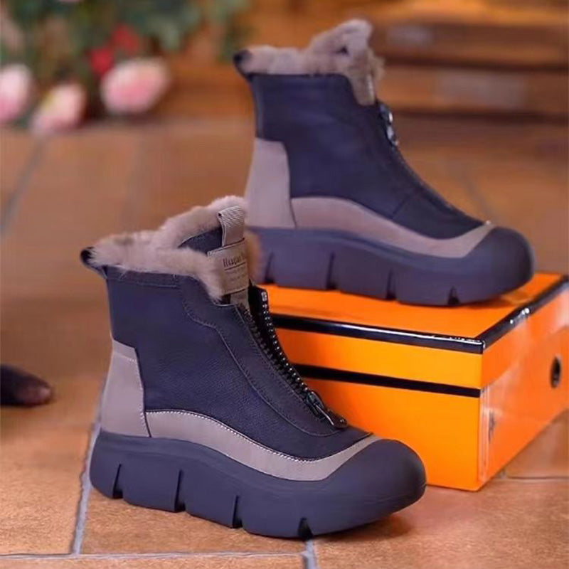 Levoire | Bottes De Neige Chaudes Antidérapantes Avec Fermeture Éclair