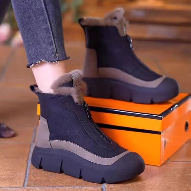 Levoire | Bottes De Neige Chaudes Antidérapantes Avec Fermeture Éclair