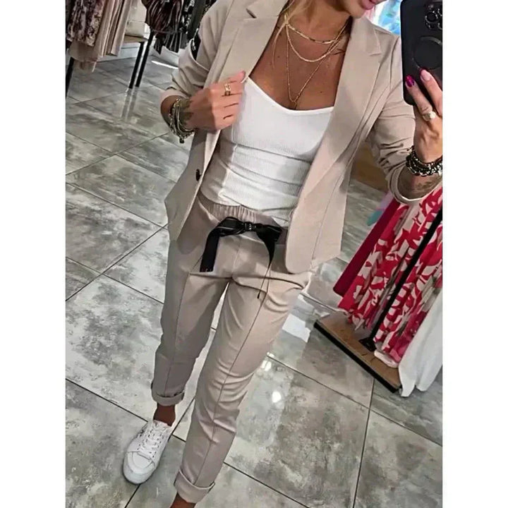 Levoire | Ensemble 2 Pièces, Composé D'Un Blazer Décontracté Et D'Un Pantalon
