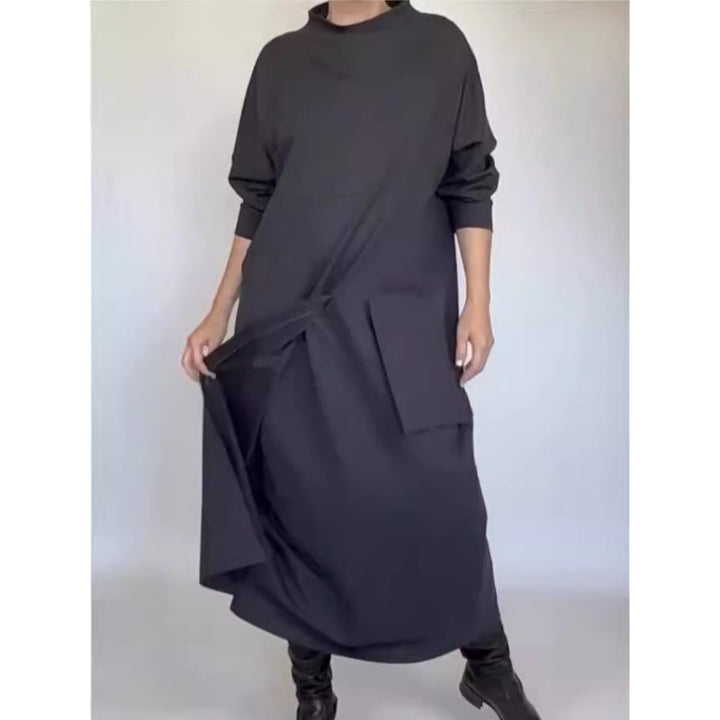 Levoire | Robe longue, ample et large Noir