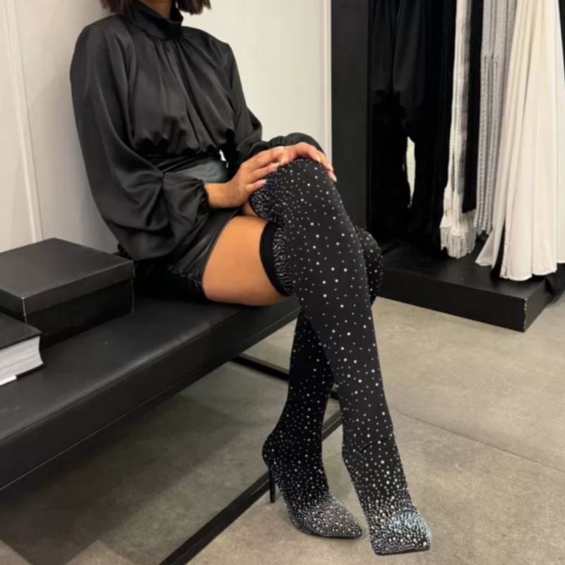 Levoire | Bottes mi-hauteur à bout glissant et confortable