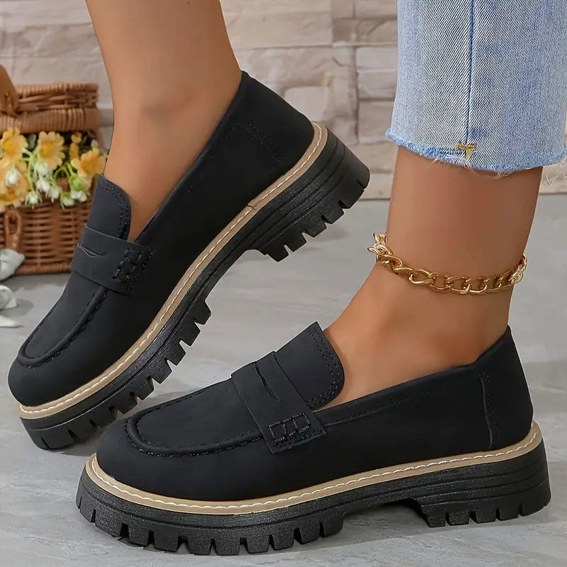 Levoire | Chaussures femmes avec semelle compensée Noir