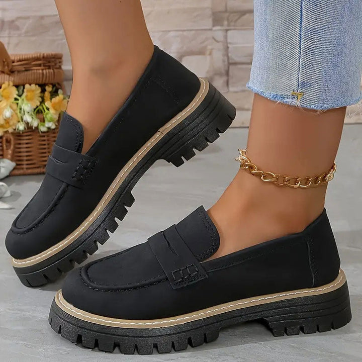 Levoire | Chaussures femmes avec semelle compensée Noir