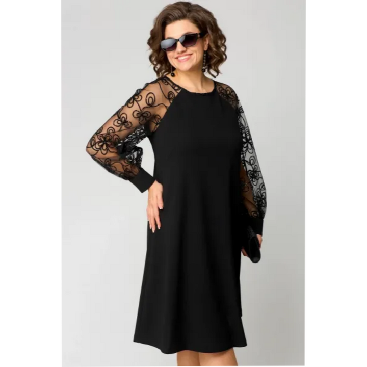 Levoire | Robe En Dentelle Chic Avec Manches Élégantes