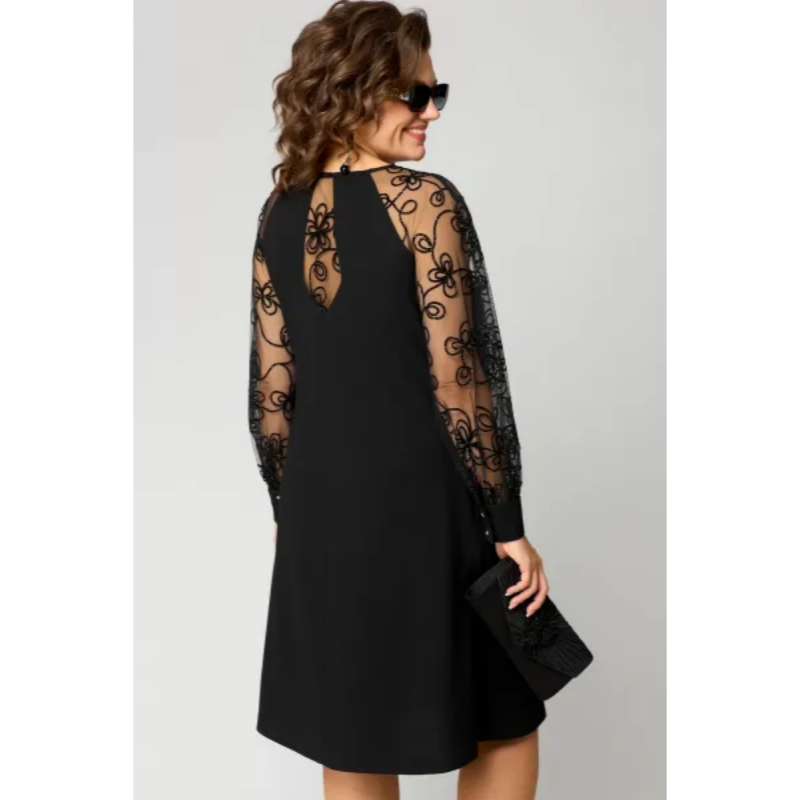Levoire | Robe En Dentelle Chic Avec Manches Élégantes