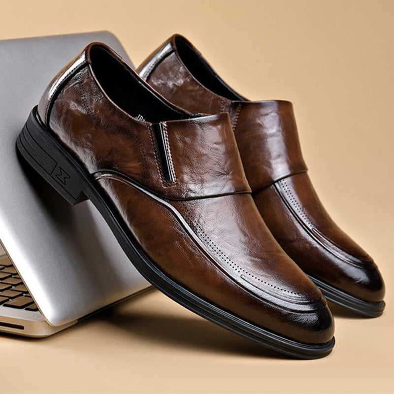 Levoire | Chaussures en cuir luxueuses faites à la main pour hommes Braun