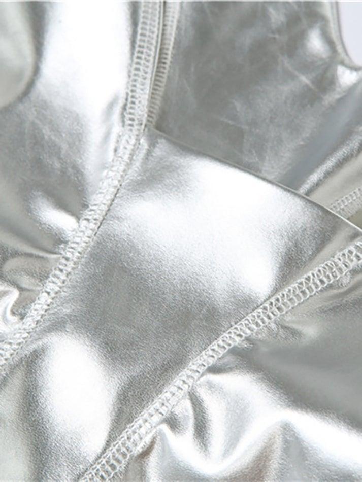 Levoire | Pantalon En Cuir Taille Basse Empilé