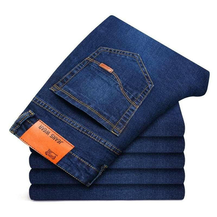 Levoire | Jean Décontracté Élastique En Denim Avec Coupe Droite Régulière