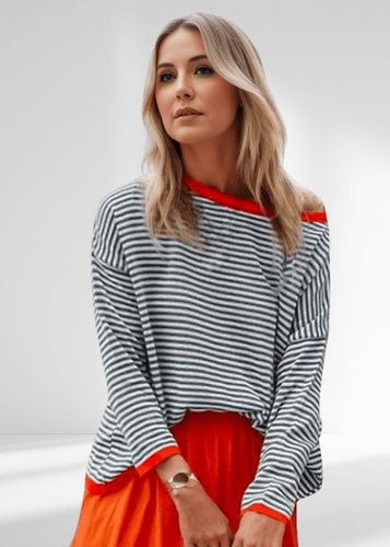 Levoire | Pull Rayé À La Mode Pour Femmes