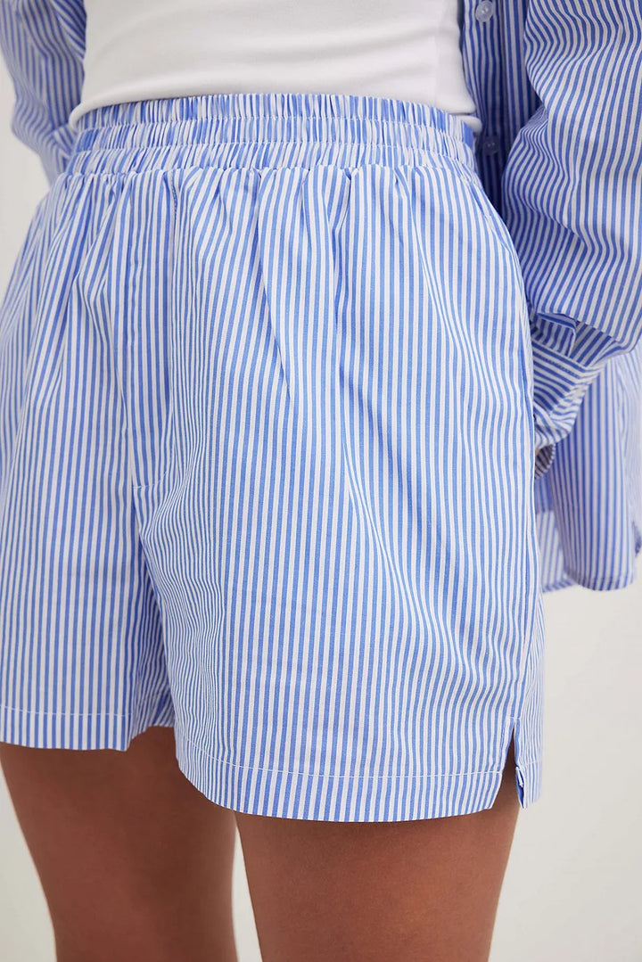 Levoire | Ensemble De Shorts Et De Blouse Rayés
