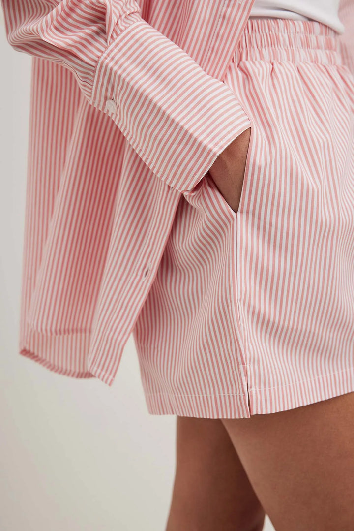 Levoire | Ensemble De Shorts Et De Blouse Rayés