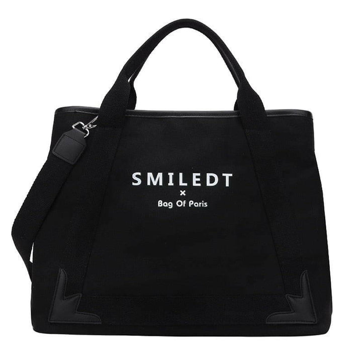 Levoire | Sac À Bandoulière En Toile Élégante Avec Sangle Réglable Noir