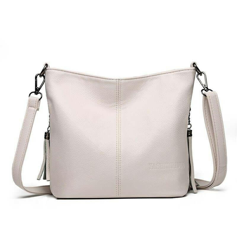 Levoire | Sac À Bandoulière En Cuir Rester Organisé Avec Style ! Blanc