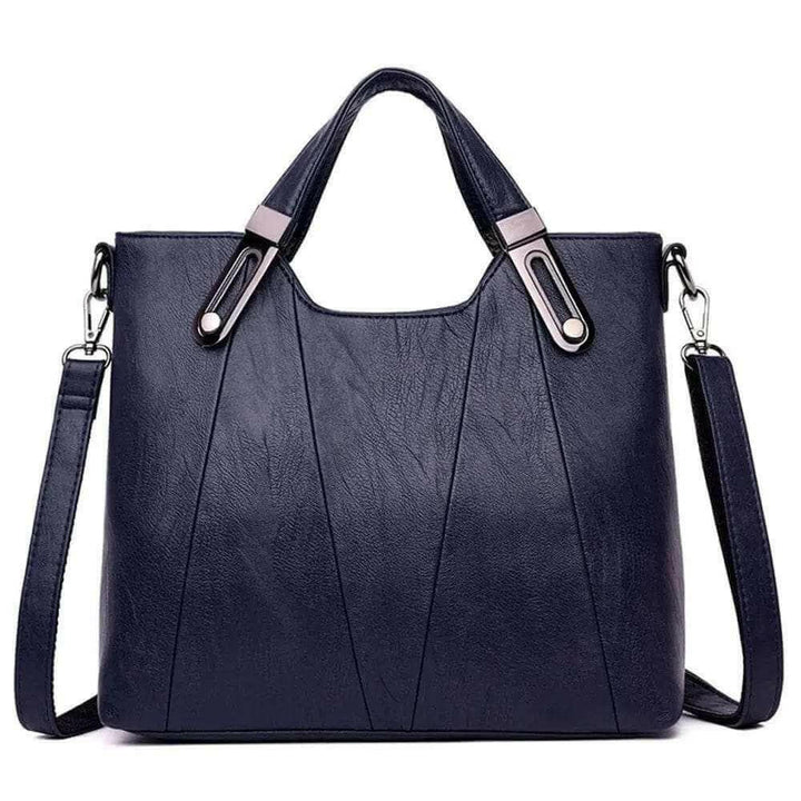 Levoire | Sac Fourre-Tout En Cuir Véritable Élégant Avec Poche Intérieure Pour Téléphones Portables Bleu
