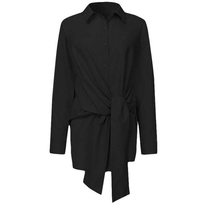 Levoire | La Chemise À Manches Longues Avec Col Et Bande Avant Style Et Confort Sans Effort