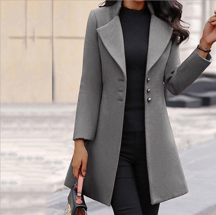 Suitsy – un manteau super élégant Gris foncé