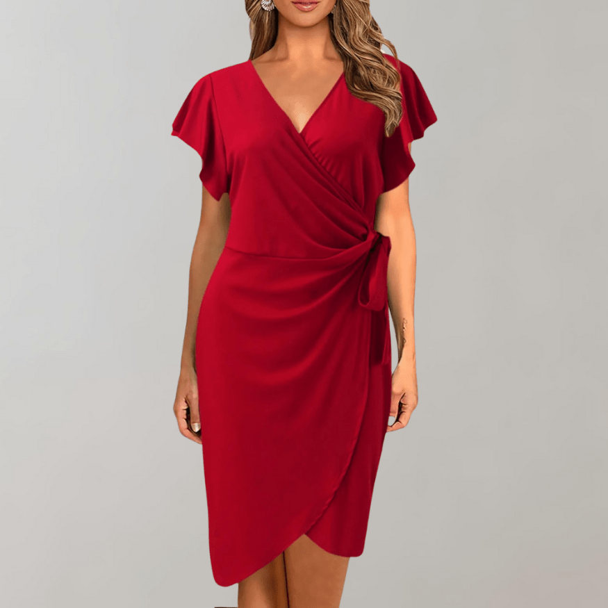 Levoire | Robe d'été femme légère et tendance design élégant Rot